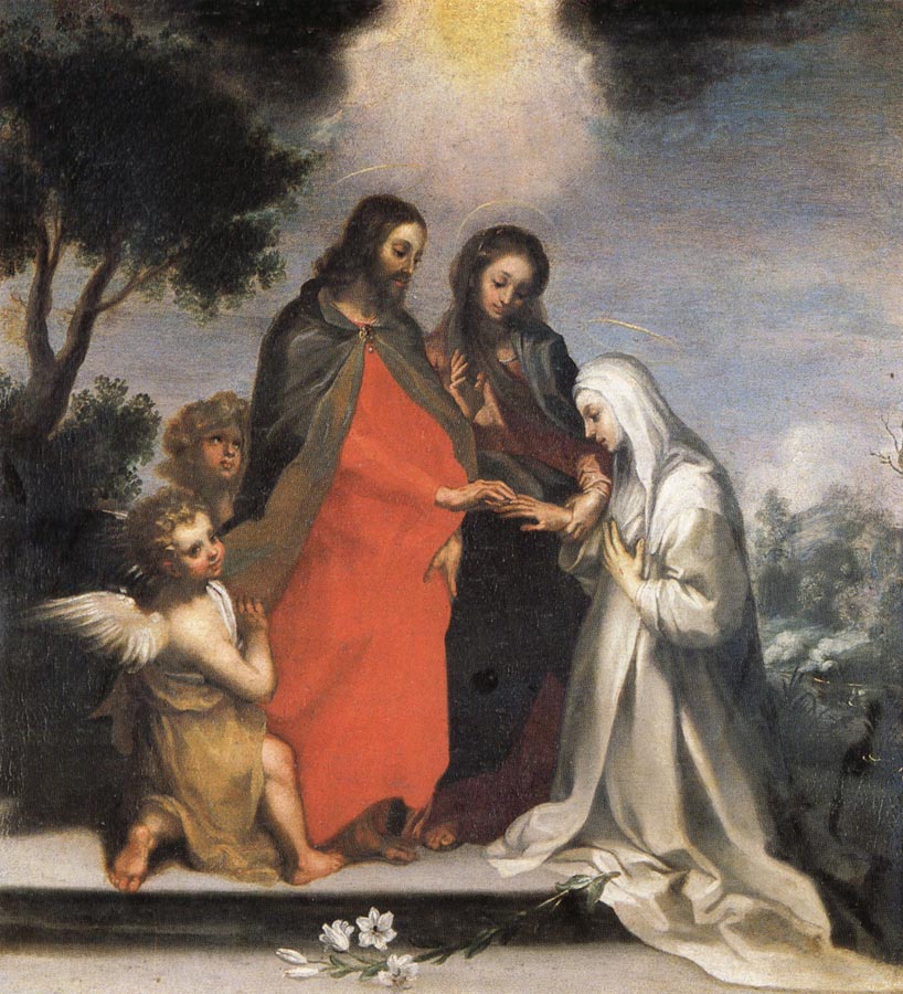 The Mystic Marriage of St.Catherine of Siena